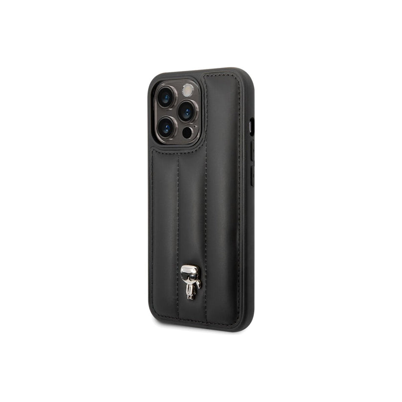 Kryt pro iPhone 14 Plus Karl Lagerfeld Quilted Puffy Ikonik Logo - černý - iSTYLE CZ
