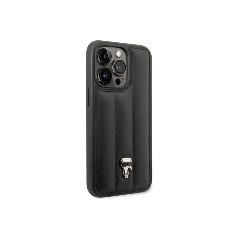Kryt pro iPhone 14 Plus Karl Lagerfeld Quilted Puffy Ikonik Logo - černý - iSTYLE CZ