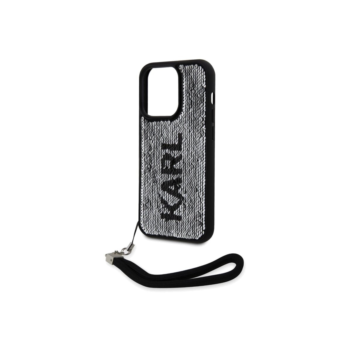 Kryt pro iPhone 15 Pro Karl Lagerfeld Sequins Reversible - stříbrný - iSTYLE CZ