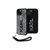 Kryt pro iPhone 15 Karl Lagerfeld Sequins Reversible - stříbrný - iSTYLE CZ