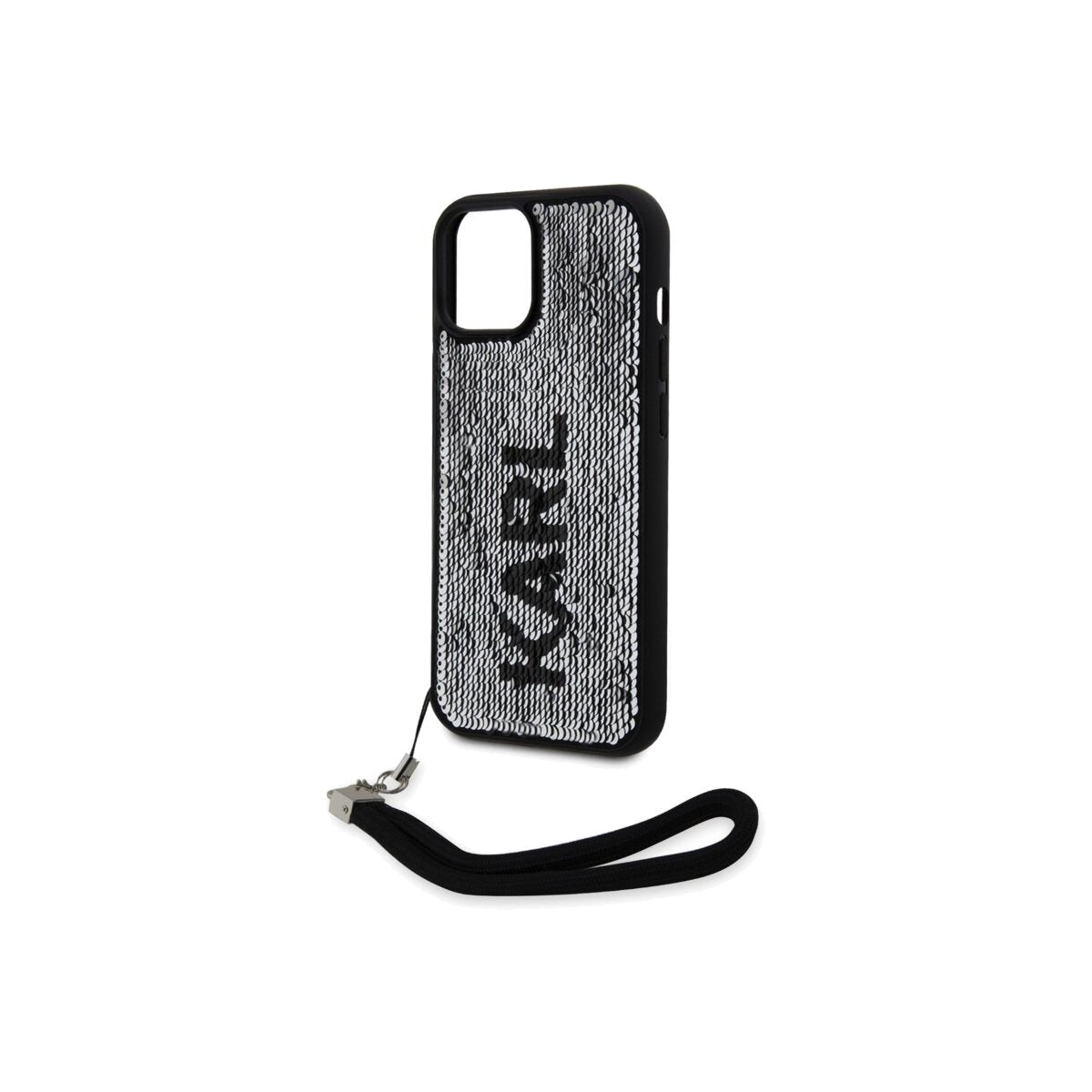 Kryt pro iPhone 15 Karl Lagerfeld Sequins Reversible - stříbrný - iSTYLE CZ