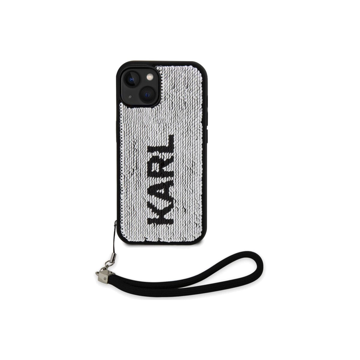 Kryt pro iPhone 15 Karl Lagerfeld Sequins Reversible - stříbrný - iSTYLE CZ