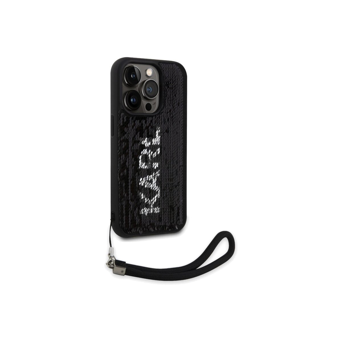 Kryt pro iPhone 15 Pro Max Karl Lagerfeld Sequins Reversible - stříbrný - iSTYLE CZ