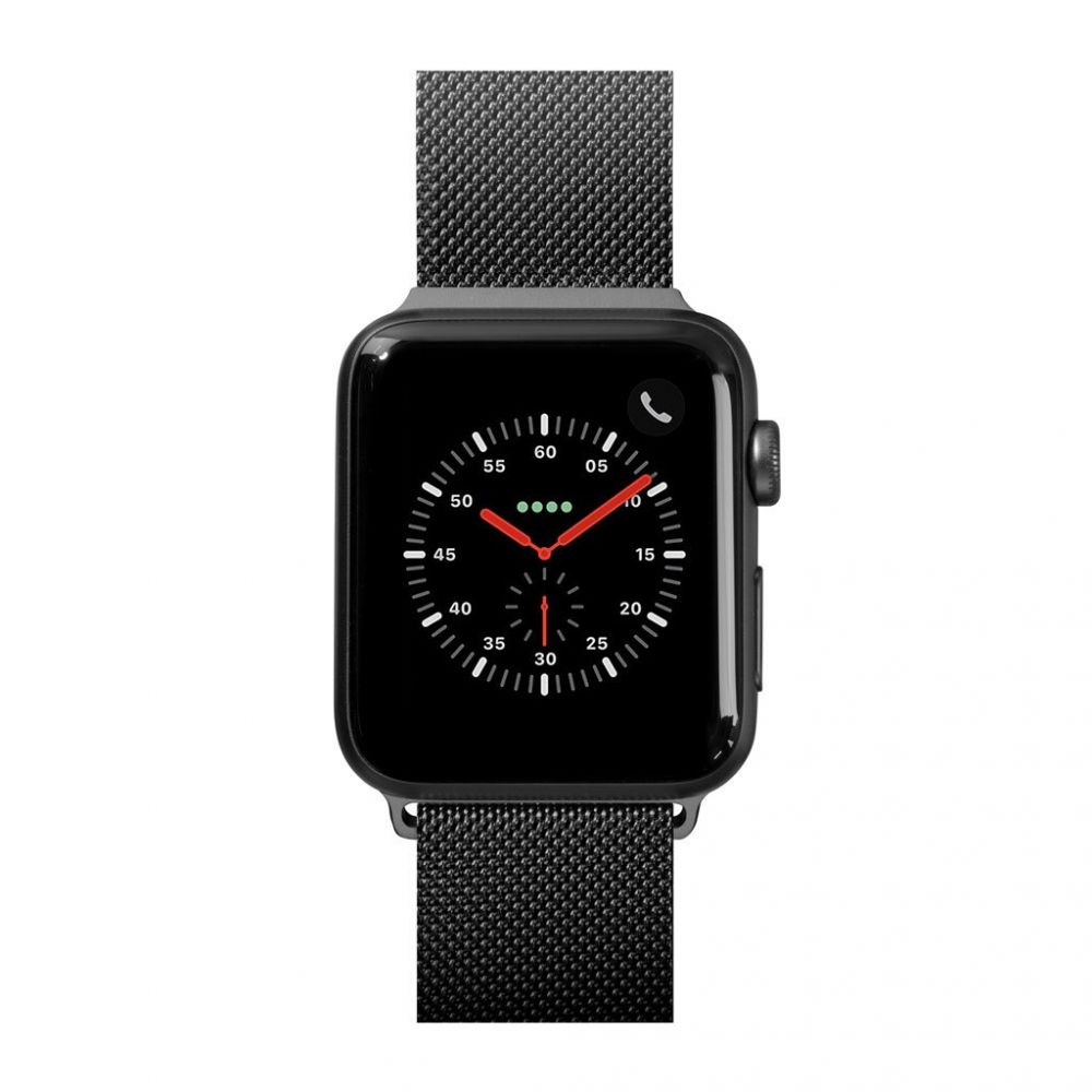 Kovový magnetický řemínek pro Apple Watch 38/40/41 mm LAUT Stainless steel loop - vesmírně šedý