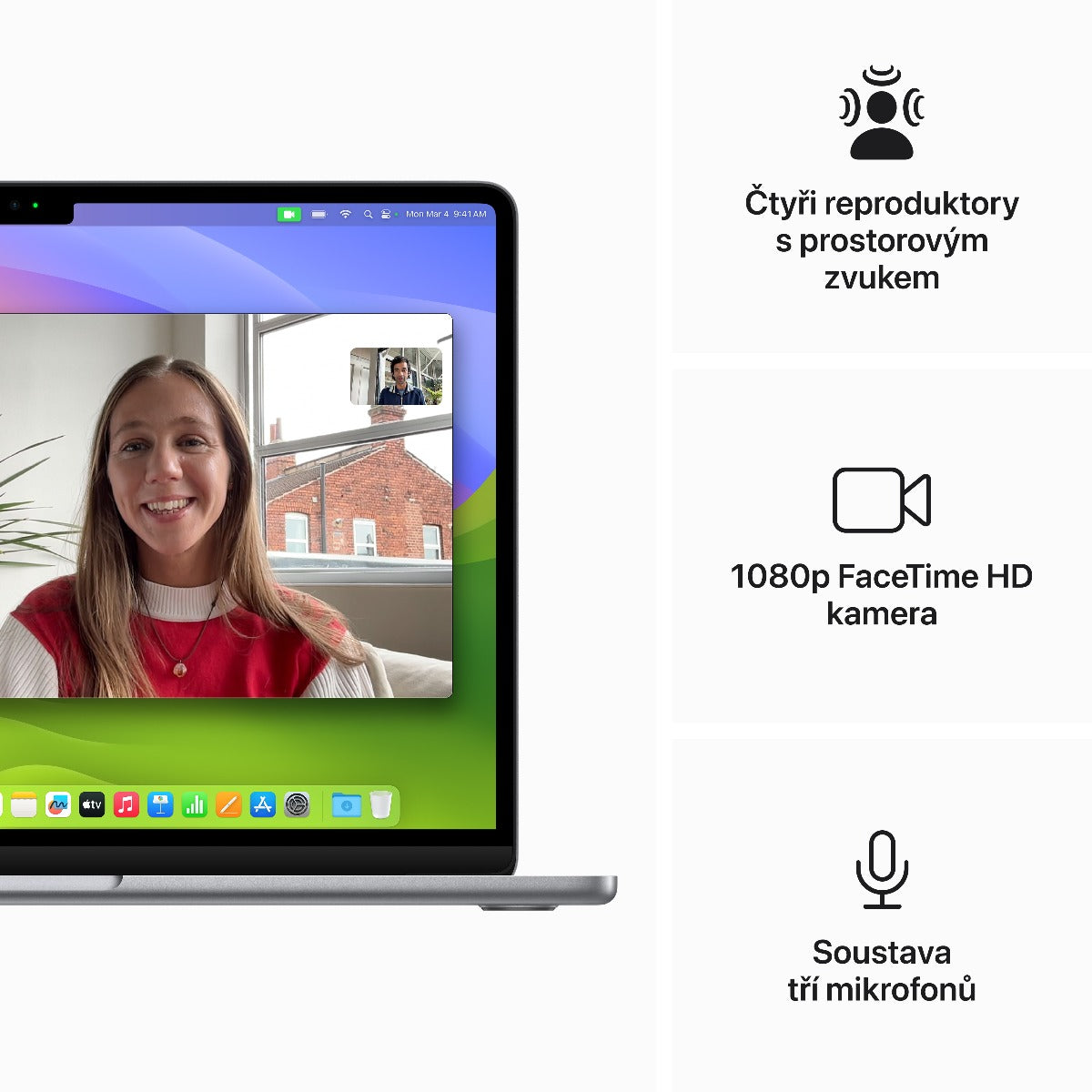 Apple MacBook Air 13,6", Apple M3 8jádrové CPU, 10jádrové GPU, 16GB, 512GB SSD, CZ - vesmírně šedý (otevřený) - iSTYLE CZ