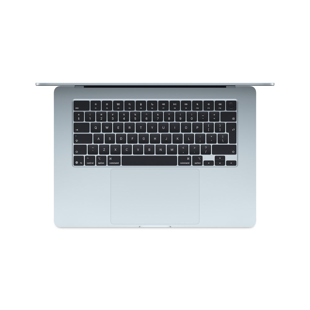 MacBook Air 15,3", Apple M4 10jádrové CPU, 10jádrové GPU, 16GB, 512GB SSD, CZ - blankytně modrý (otevřený) - iSTYLE CZ