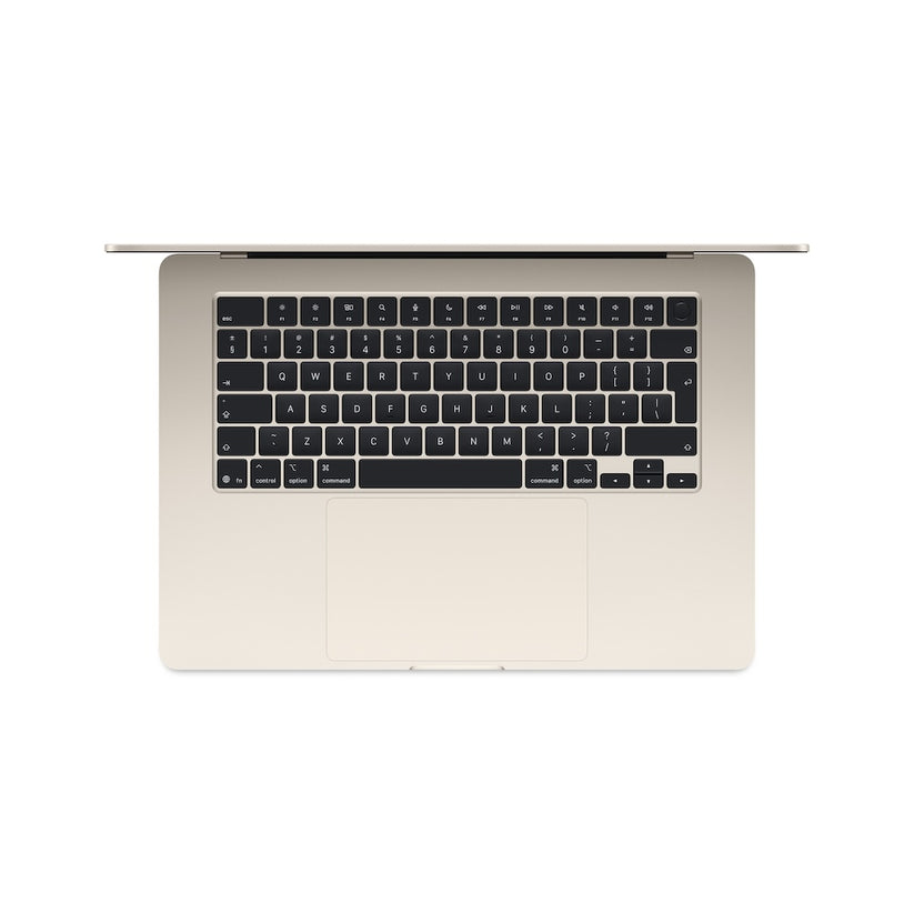 MacBook Air 15,3", Apple M4 10jádrové CPU, 10jádrové GPU, 16GB, 256GB SSD, CZ - hvězdně bílý (otevřený)