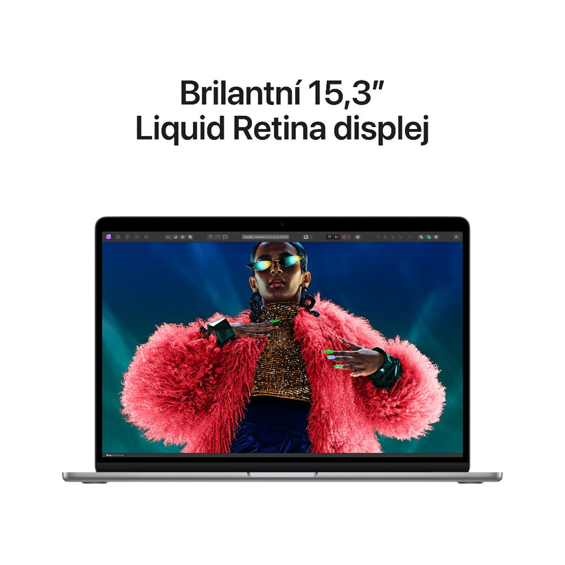 MacBook Air 15,3", Apple M3 8jádrové CPU, 10jádrové GPU, 16GB, 256GB SSD, CZ - vesmírně šedý (renovovaný) - iSTYLE.cz