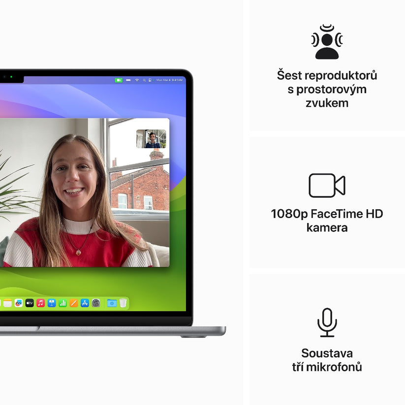 MacBook Air 15,3", Apple M3 8jádrové CPU, 10jádrové GPU, 16GB, 256GB SSD, CZ - vesmírně šedý (renovovaný) - iSTYLE.cz