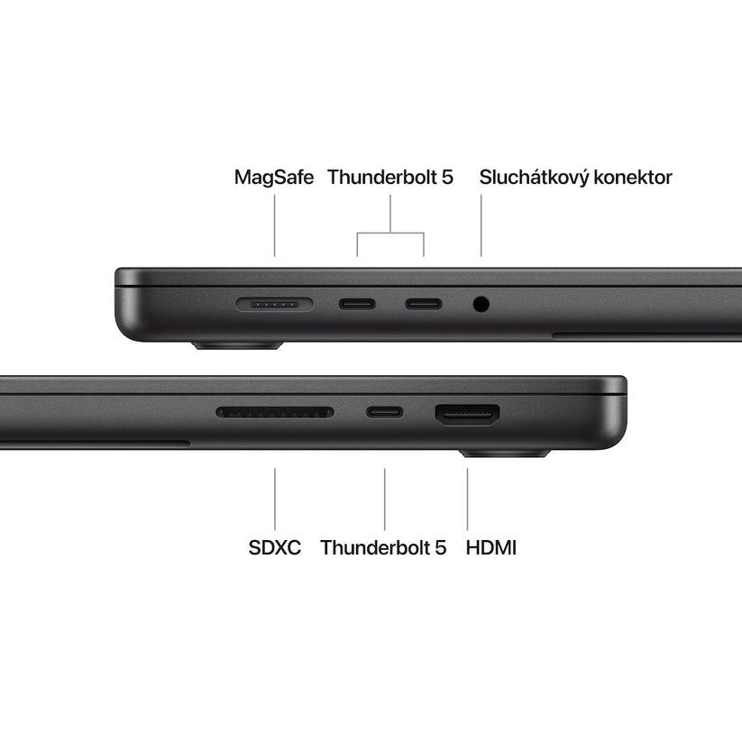 MacBook Pro 16,2", Apple M4 Max 14jádrové CPU, 32jádrové GPU, 36GB, 1TB SSD, CZ - vesmírně černý (renovovaný) - iSTYLE CZ