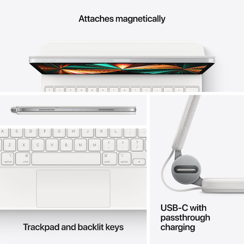 Apple Magic Keyboard k 13palcovému iPadu Air (M2) – český – bílý - iSTYLE CZ