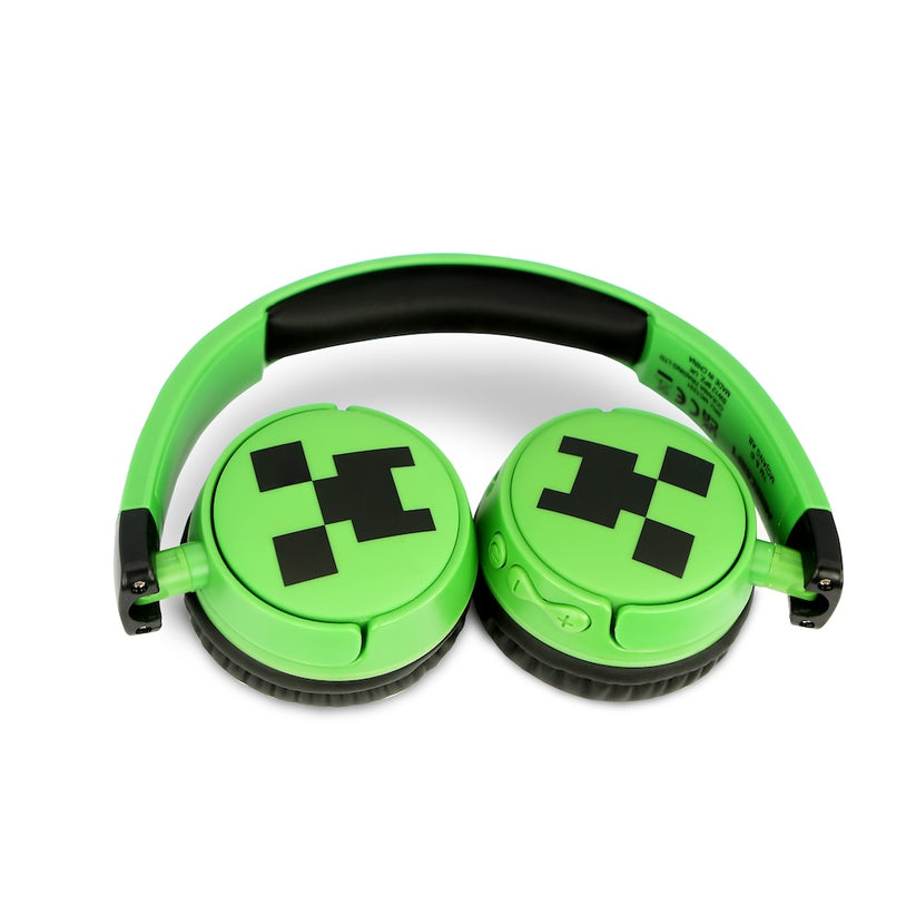 Dětská bezdrátová sluchátka OTL Minecraft Creeper Kids - zelená - iSTYLE CZ