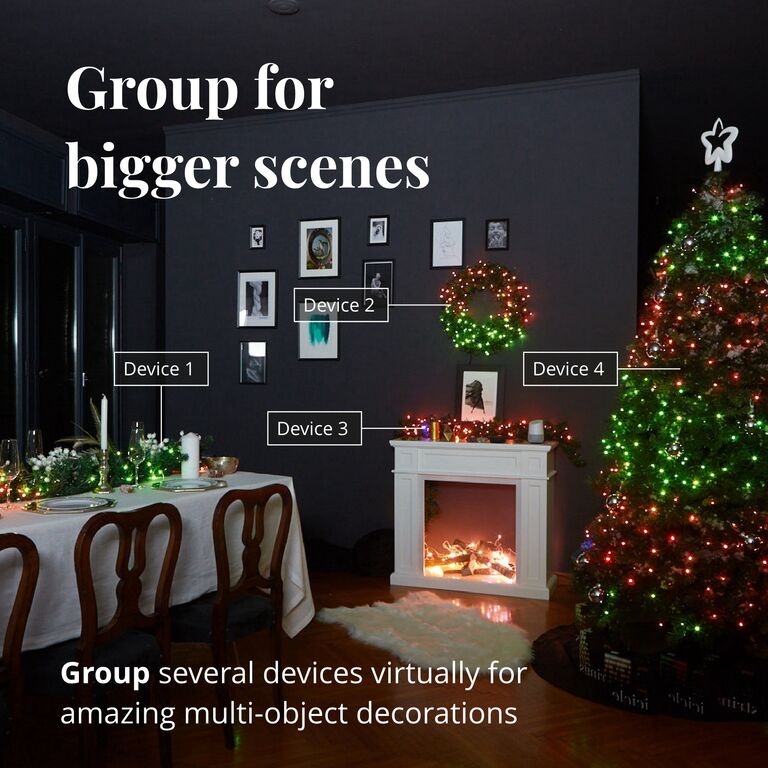 Chytré LED osvětlení na stromeček Twinkly Strings 100 diod 8m - vícebarevné - iSTYLE CZ