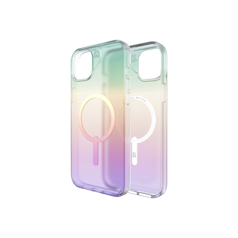 MagSafe kryt pro iPhone 15 Plus ZAGG Case Milan Snap - duhový - iSTYLE CZ