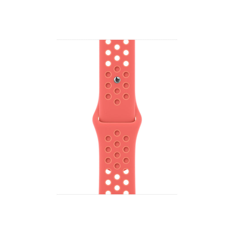 Apple Watch 38/40/41 mm žhavě oranžový / karmínový sportovní řemínek Nike - iSTYLE.cz