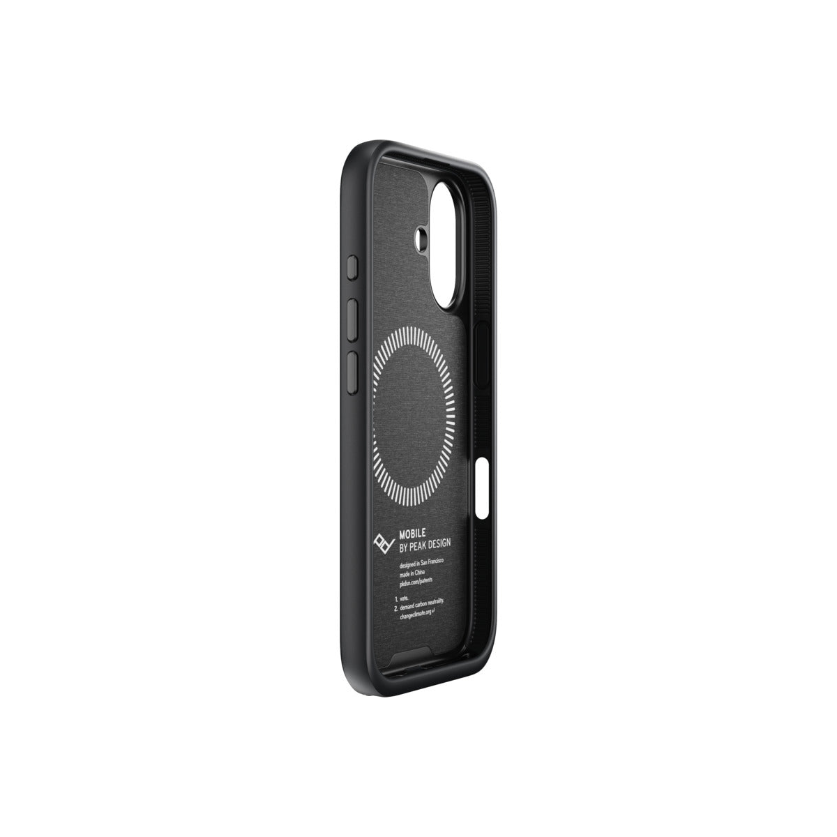 Kryt pro iPhone 16 Peak Design Mobile Everyday Fabric Case - tmavě šedý - iSTYLE CZ