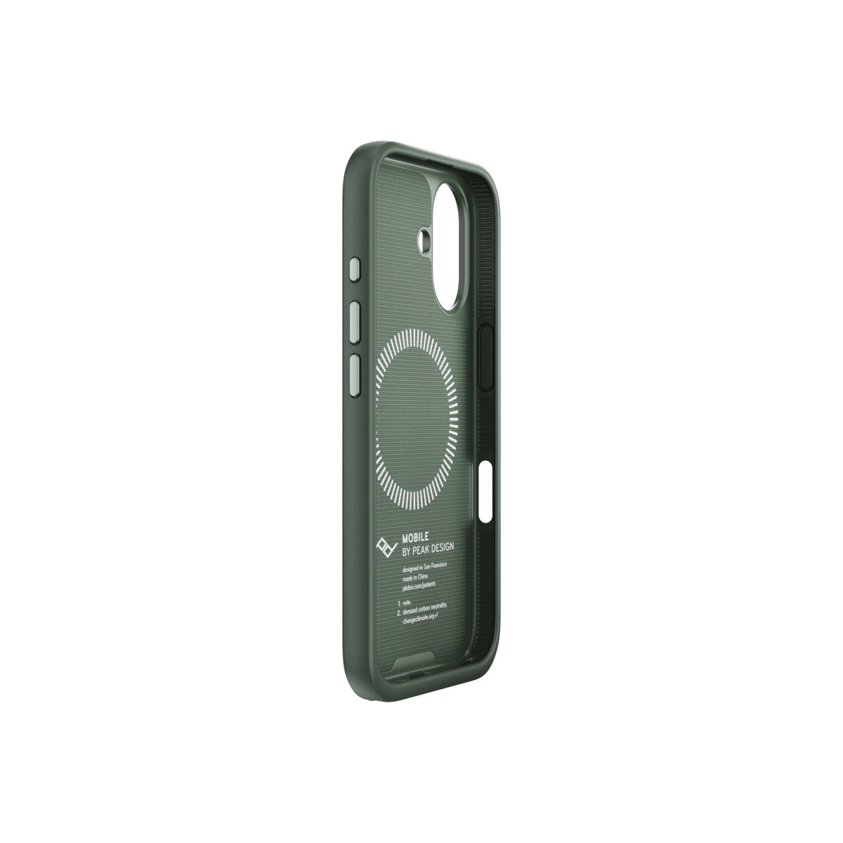 Kryt pro iPhone 16 Peak Design Mobile Everyday Fabric Case - šalvějově zelený - iSTYLE CZ