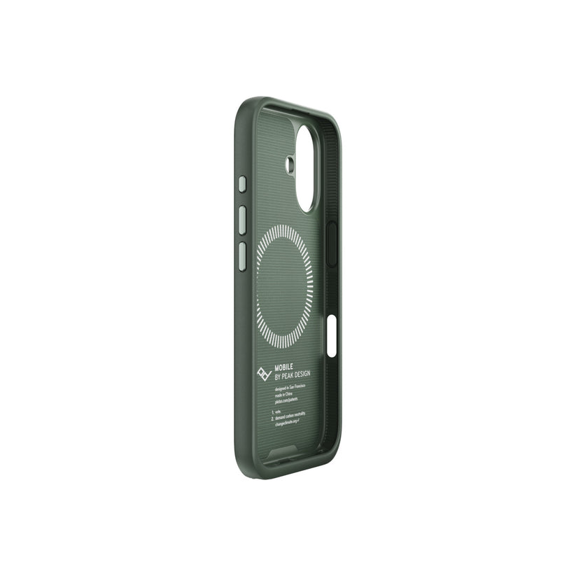 Kryt pro iPhone 16 Peak Design Mobile Everyday Fabric Case - šalvějově zelený - iSTYLE CZ