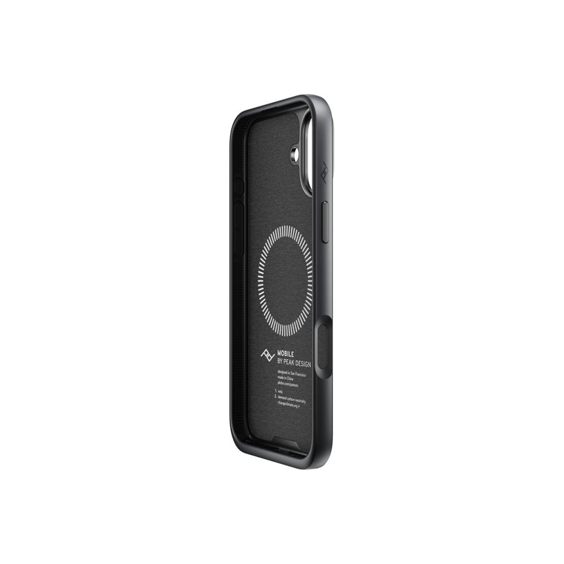 Kryt pro iPhone 16 Plus Peak Design Mobile Everyday Fabric Case - tmavě šedý - iSTYLE CZ