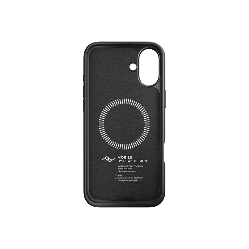 Kryt pro iPhone 16 Plus Peak Design Mobile Everyday Fabric Case - tmavě šedý - iSTYLE CZ