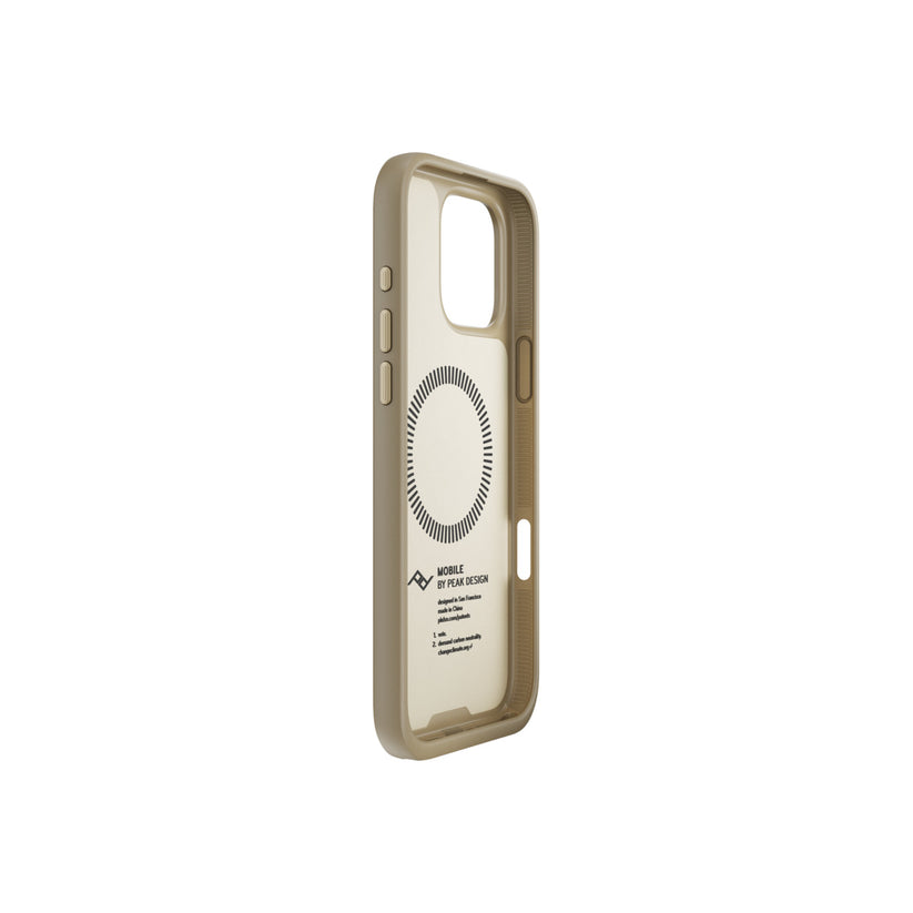 Kryt pro iPhone 16 Pro Max Peak Design Mobile Everyday Clarino Case - světle béžový - iSTYLE CZ