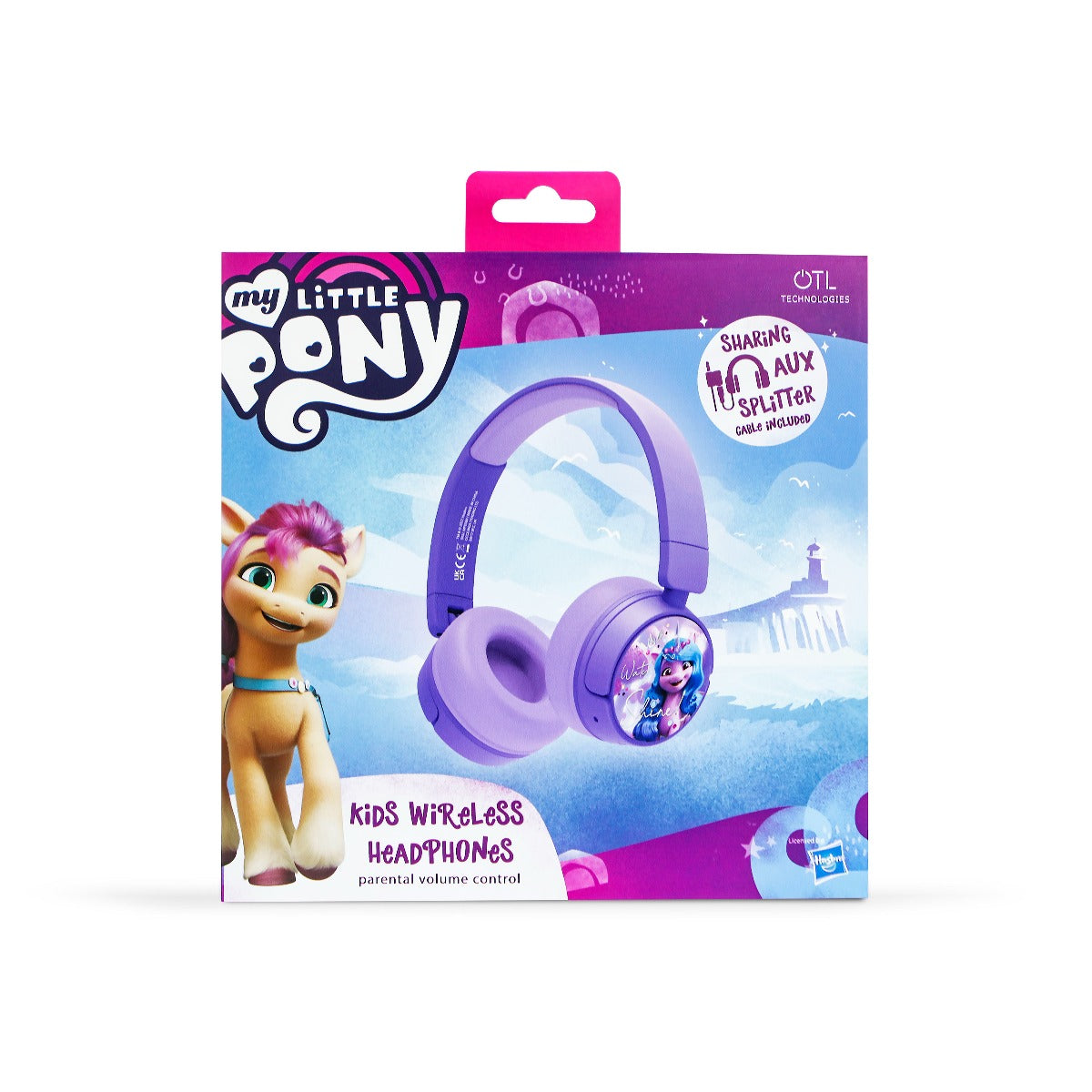 Dětská bezdrátová sluchátka OTL My Little Pony Watch Me Sunshine