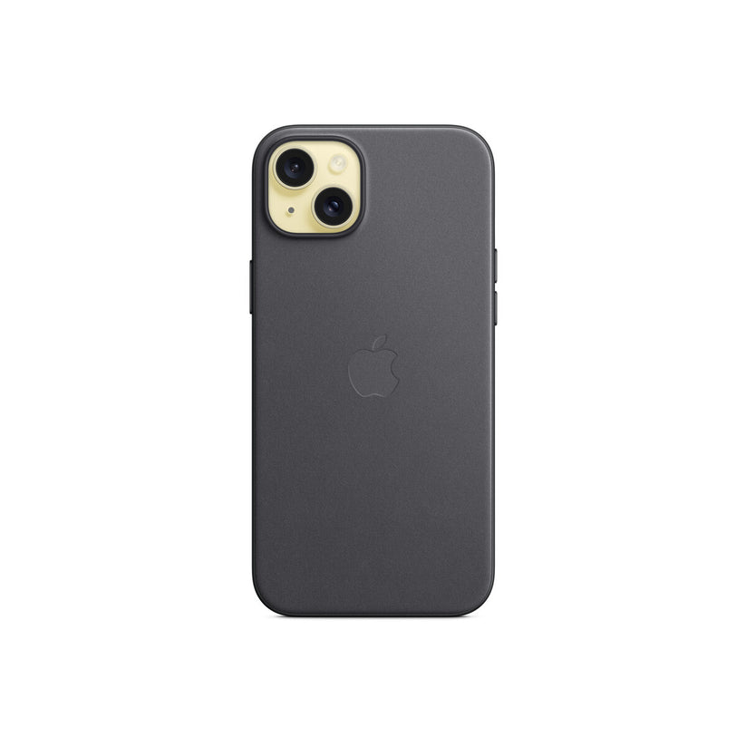Apple kryt z tkaniny FineWoven s MagSafe na iPhone 15 Plus – černý - iSTYLE CZ