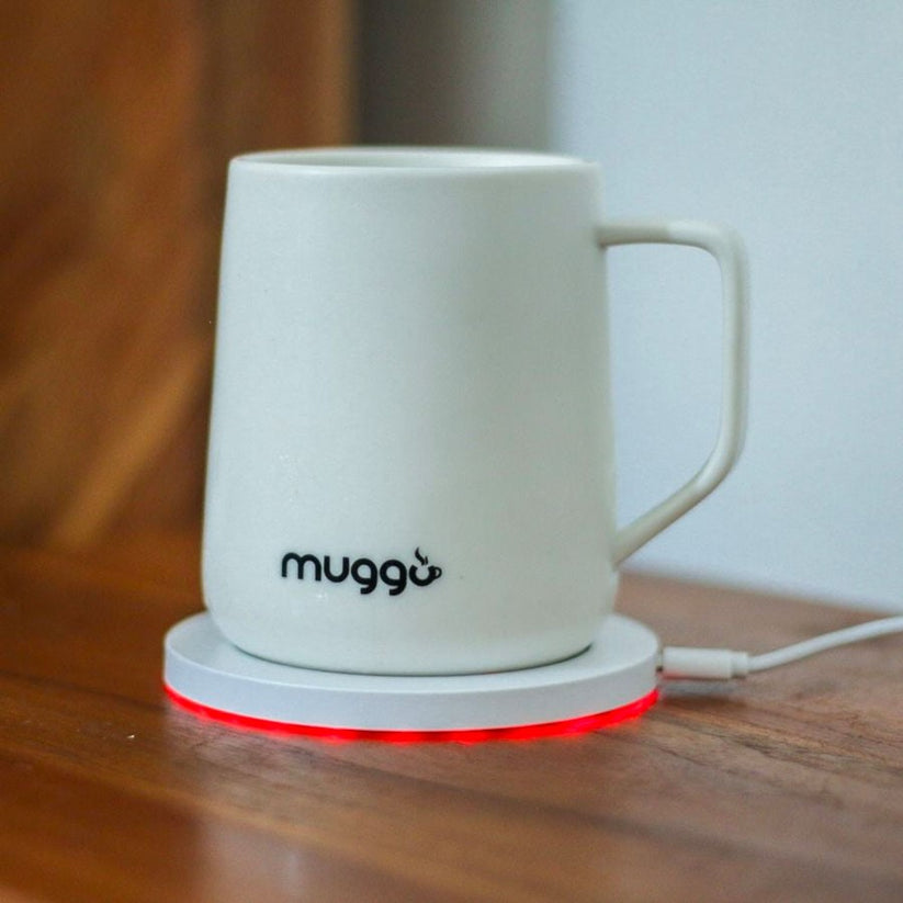 Inteligentní vyhřívaný hrnek Muggo QI Grande - bílý