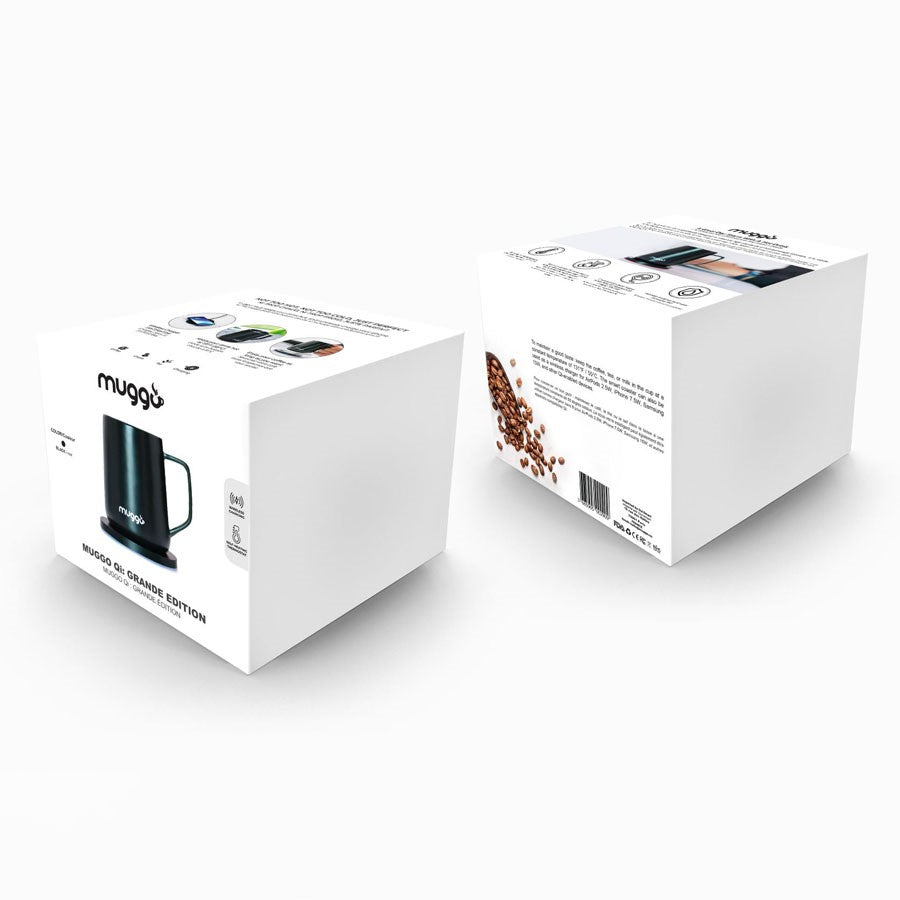 Inteligentní vyhřívaný hrnek Muggo QI Grande - bílý