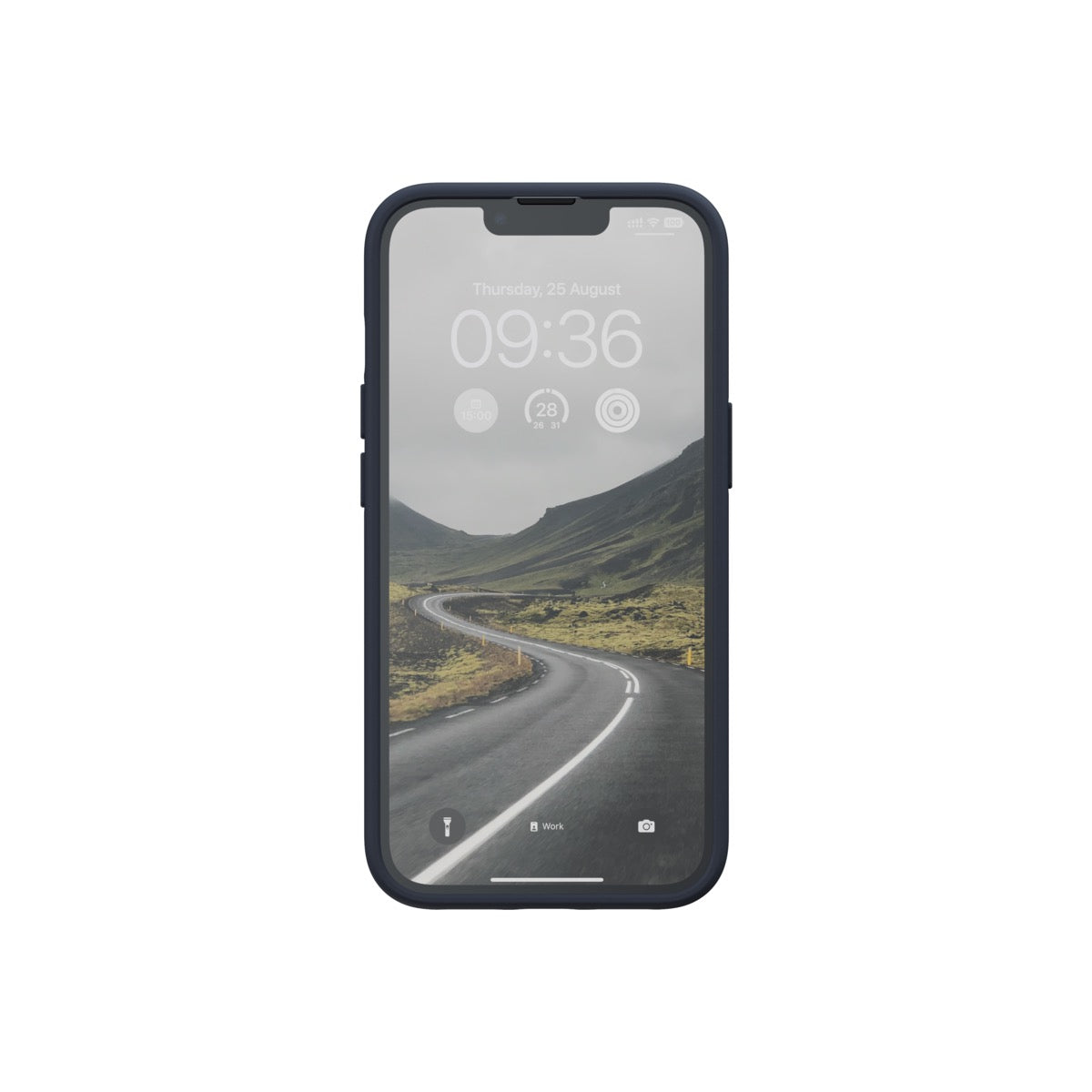 Kožené MagSafe pouzdro pro iPhone 14 Plus Njord byELEMENTS - černé
