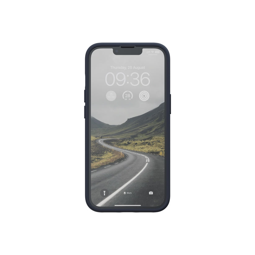 Kožené MagSafe pouzdro pro iPhone 14 Plus Njord byELEMENTS - černé