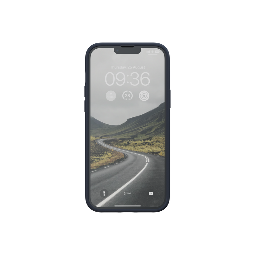 Kožené MagSafe pouzdro pro iPhone 14 Pro Njord byELEMENTS - černé