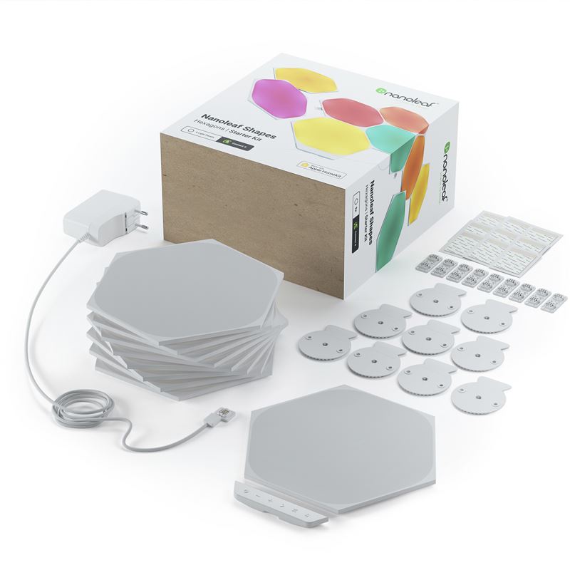 LED panely Nanoleaf Shapes Hexagons Starter Kit - 9 panelů