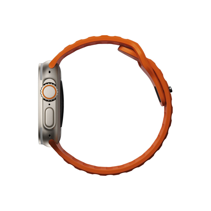 Řemínek pro Apple Watch 42/44/45/49 mm Nomad Sport Strap - oranžový - iSTYLE CZ