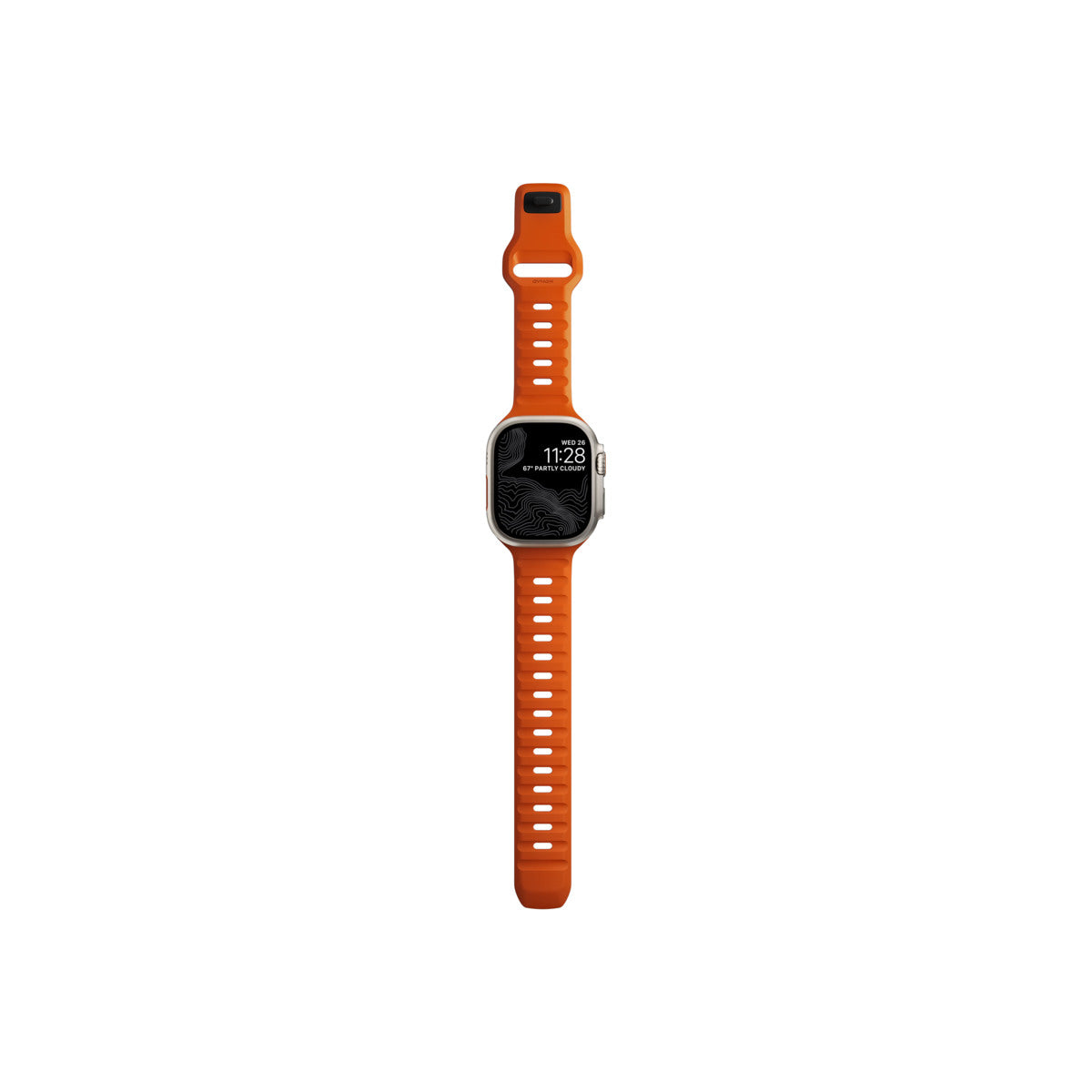 Řemínek pro Apple Watch 42/44/45/49 mm Nomad Sport Strap - oranžový - iSTYLE CZ