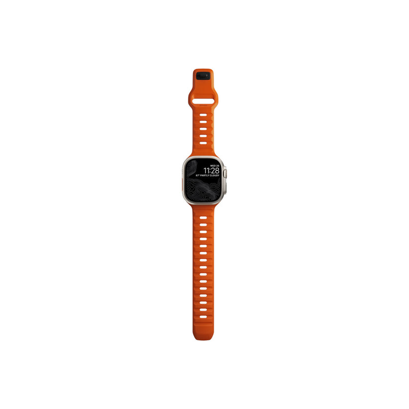Řemínek pro Apple Watch 42/44/45/49 mm Nomad Sport Strap - oranžový - iSTYLE CZ