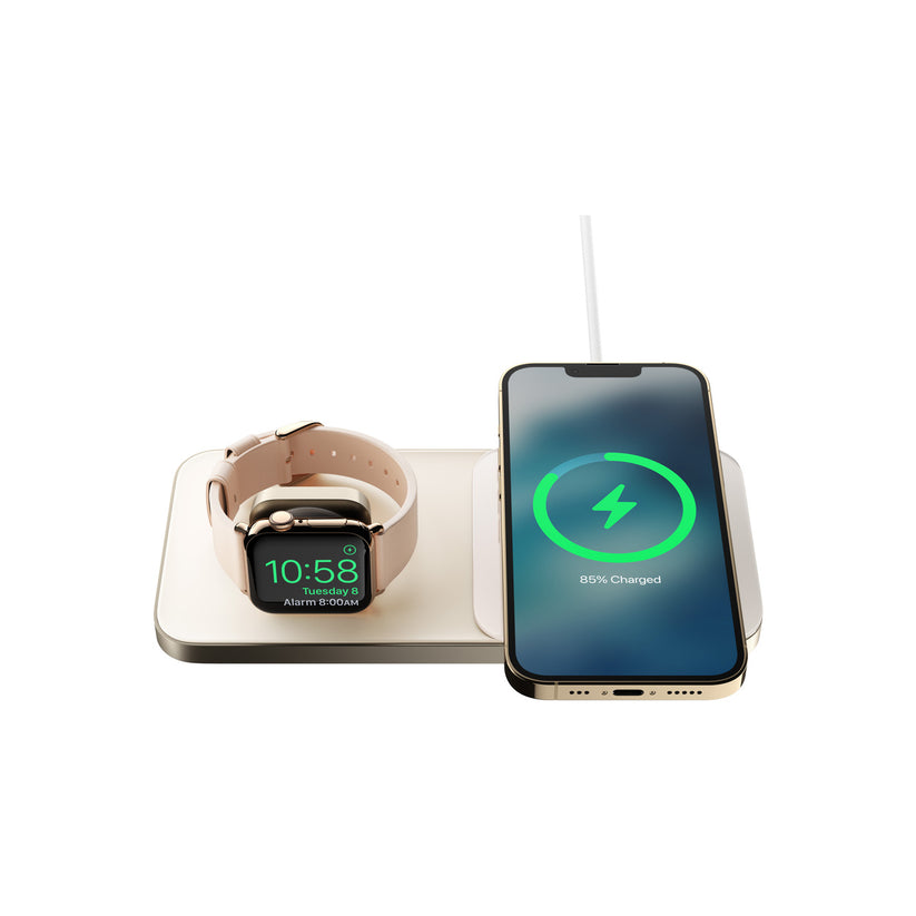 Bezdrátová MagSafe nabíjecí stanice Nomad Base One Max - zlatá