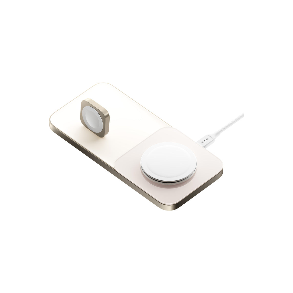 Bezdrátová MagSafe nabíjecí stanice Nomad Base One Max - zlatá