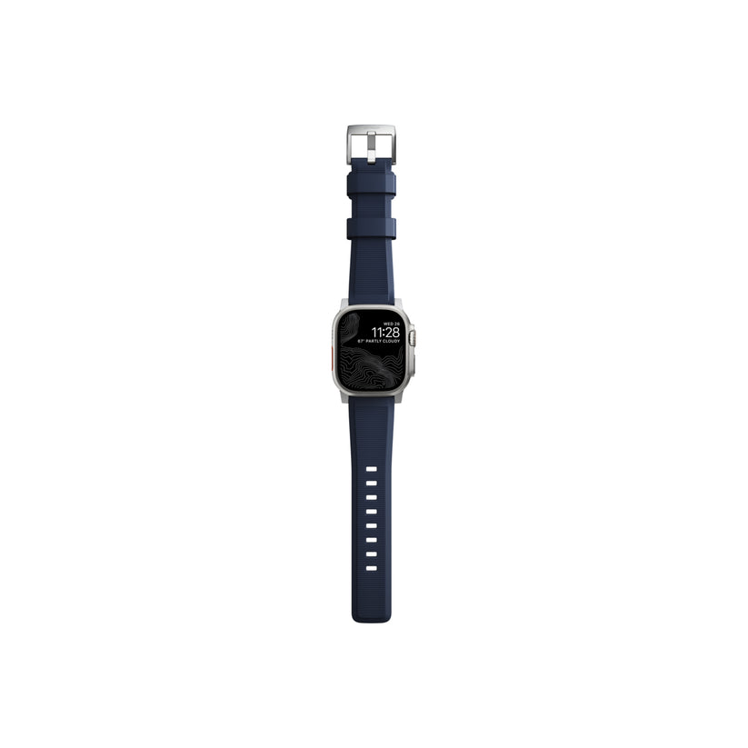 Řemínek pro Apple Watch 42/44/45/49 mm Nomad Rugged Strap - modrý - iSTYLE CZ
