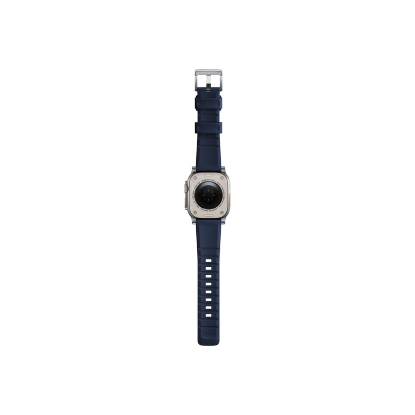 Řemínek pro Apple Watch 42/44/45/49 mm Nomad Rugged Strap - modrý - iSTYLE CZ