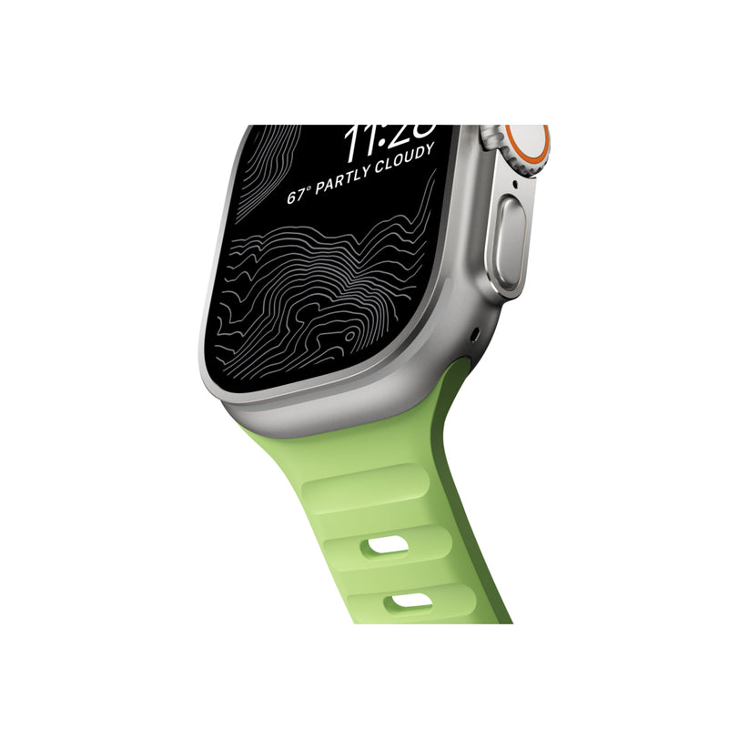Řemínek pro Apple Watch 42/44/45/49 mm Nomad Sport Strap Glow 2.0 - iSTYLE CZ