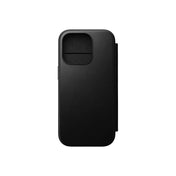 Kožený MagSafe kryt pro iPhone 16 Pro Nomad Modern Leather Folio - černý - iSTYLE CZ