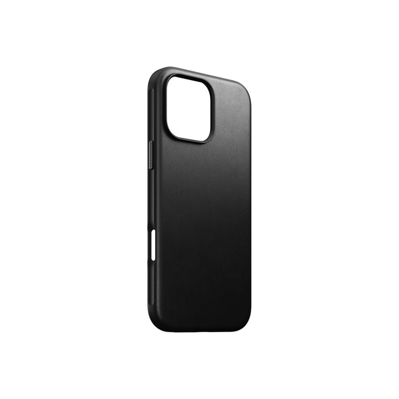 Kožený kryt pro iPhone 16 Pro Max Nomad Modern - černý - iSTYLE CZ