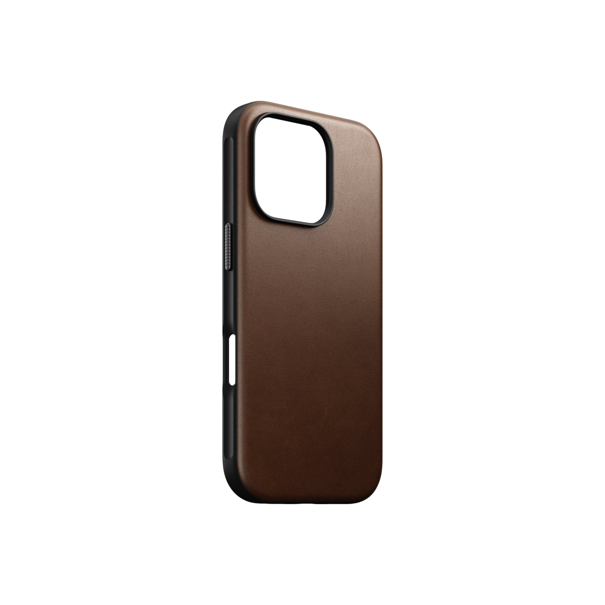 Kožený kryt pro iPhone 16 Pro Nomad Modern - hnědý - iSTYLE CZ