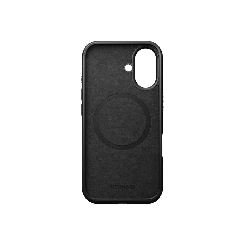 Kožený kryt pro iPhone 16 Nomad Modern - černý - iSTYLE CZ