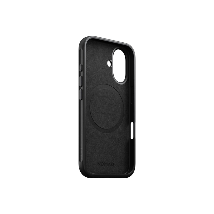 Kožený kryt pro iPhone 16 Nomad Modern - černý - iSTYLE CZ