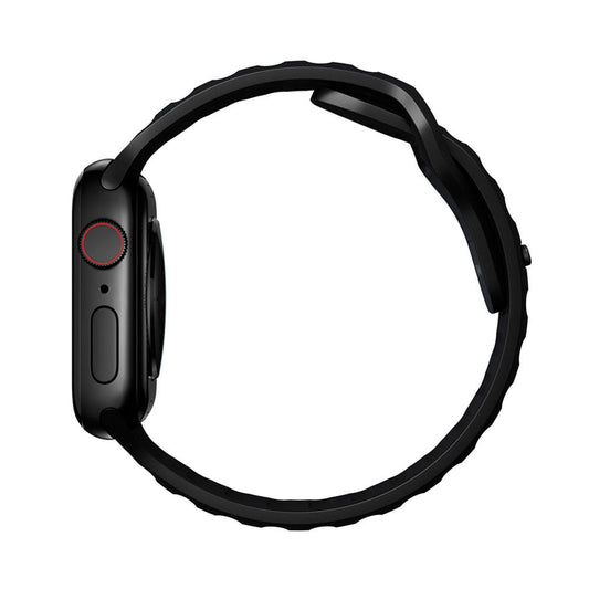 Řemínek na Apple Watch 44/42/45/49 mm Nomad Sport Strap vel. M/L - černý - iSTYLE CZ