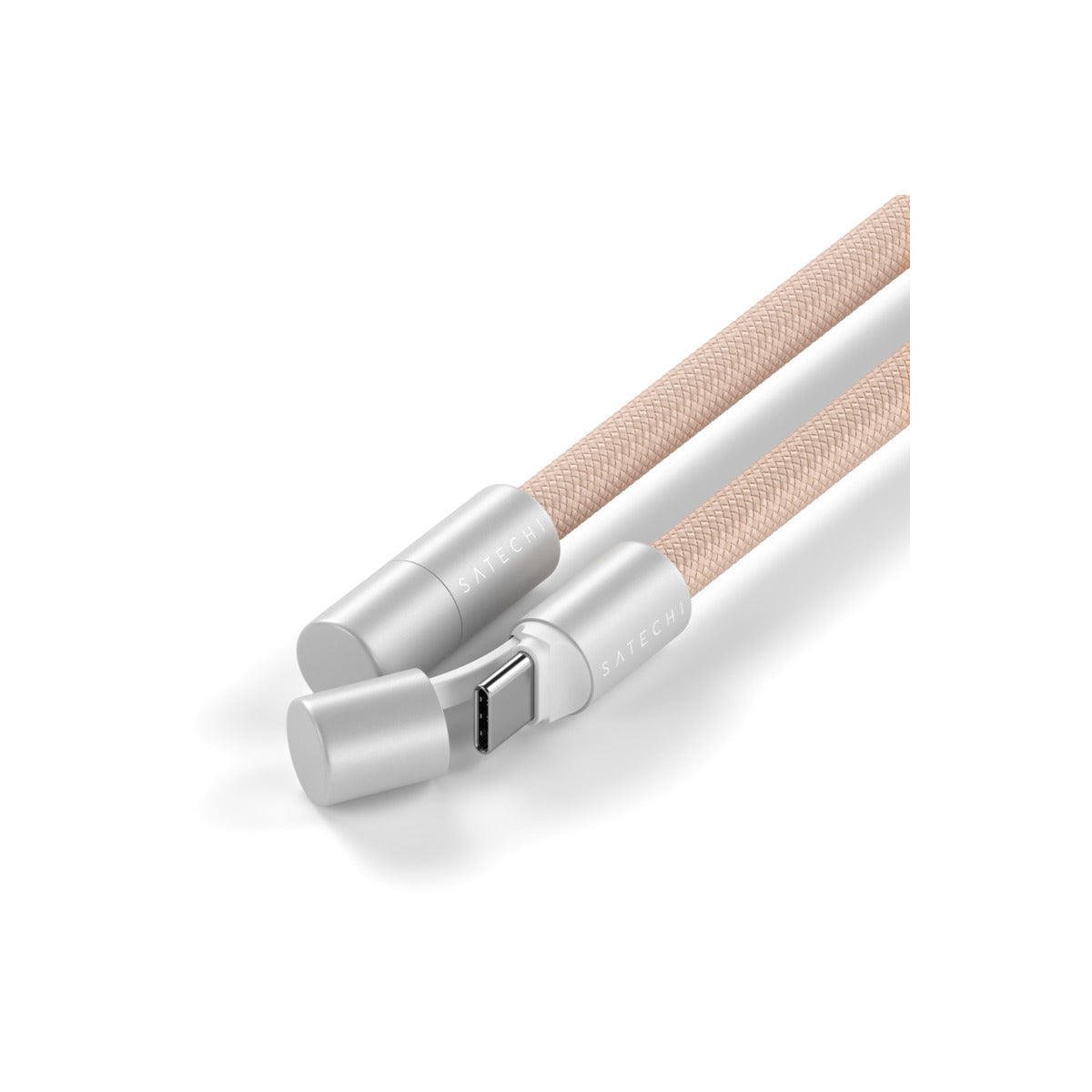 USB-C kabel na krk Satechi OntheGo - pouštně růžový