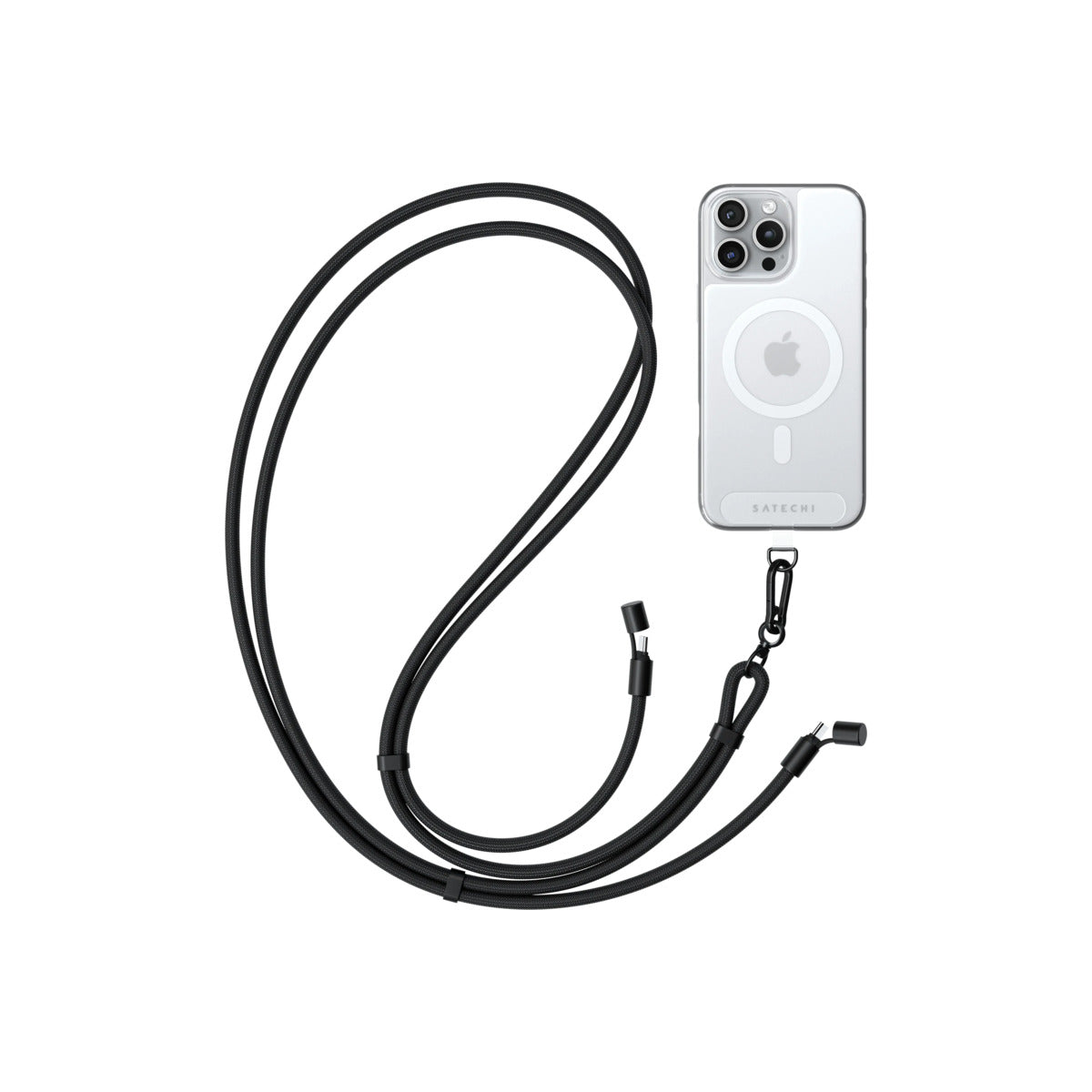 USB-C kabel na krk Satechi OntheGo - černý