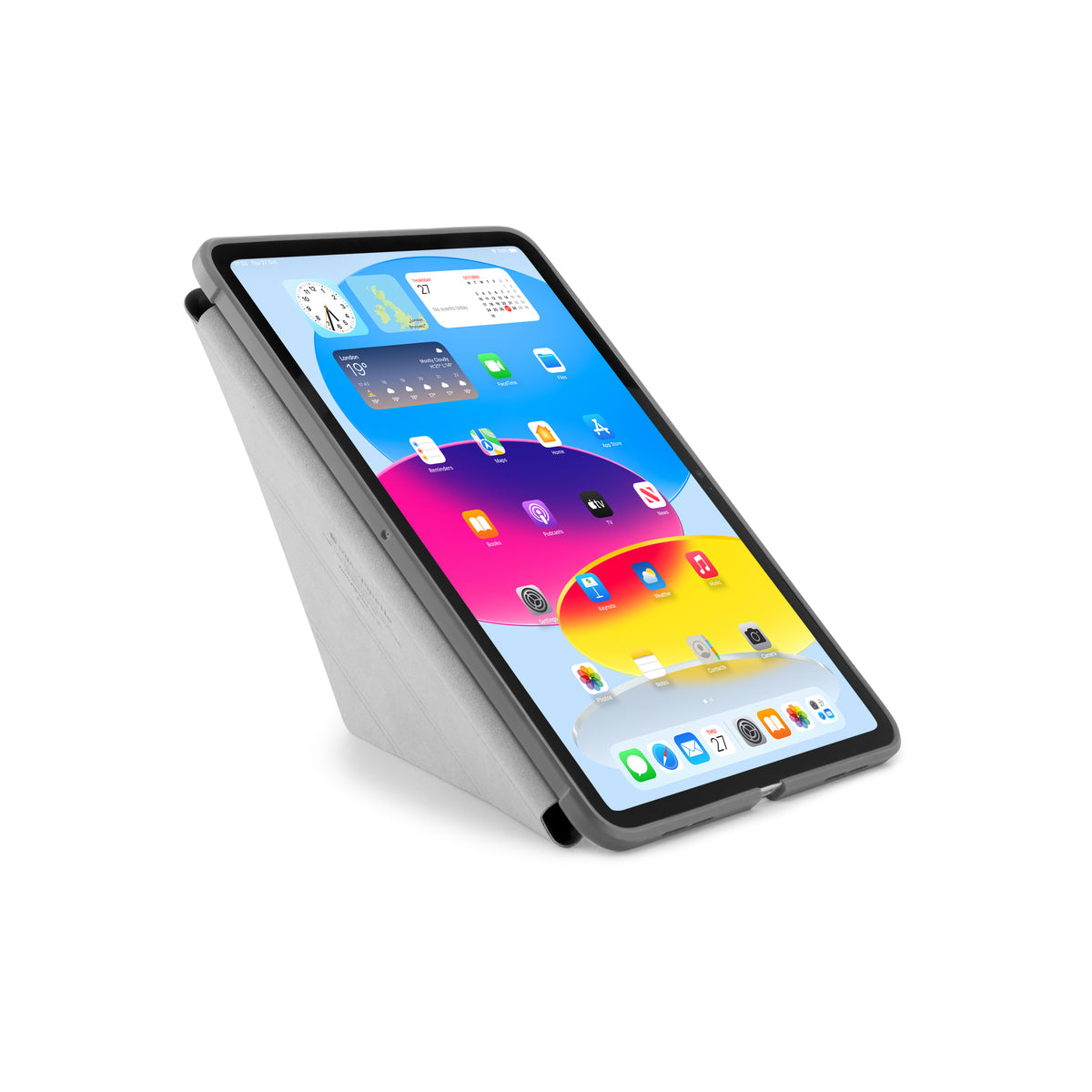 Pouzdro pro iPad 10,9" 2022 Pipetto Origami No1 Original Case - šedé - iSTYLE CZ